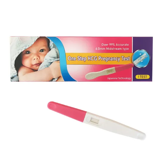 중국 급속 임신 소변 검사 카세트 스트립